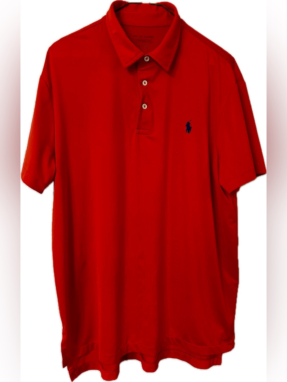 Polo Ralph Lauren Men’s Performance Polo - Size L - Red & Blue